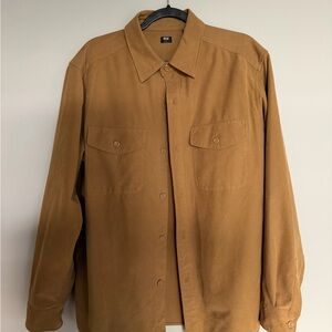 Uniqlo Men's Brown Shirt Jacket
